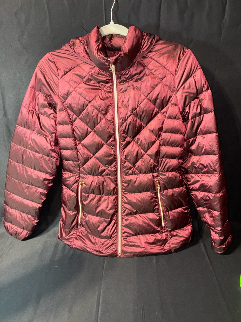 ZeroXposur Brand Cranberry Women's Quilted Down Puffer Jacket